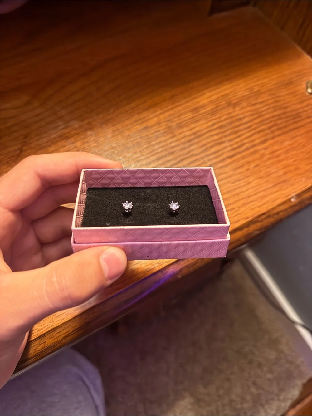 5.0mm Moissanite 0.5 Karat Earrings